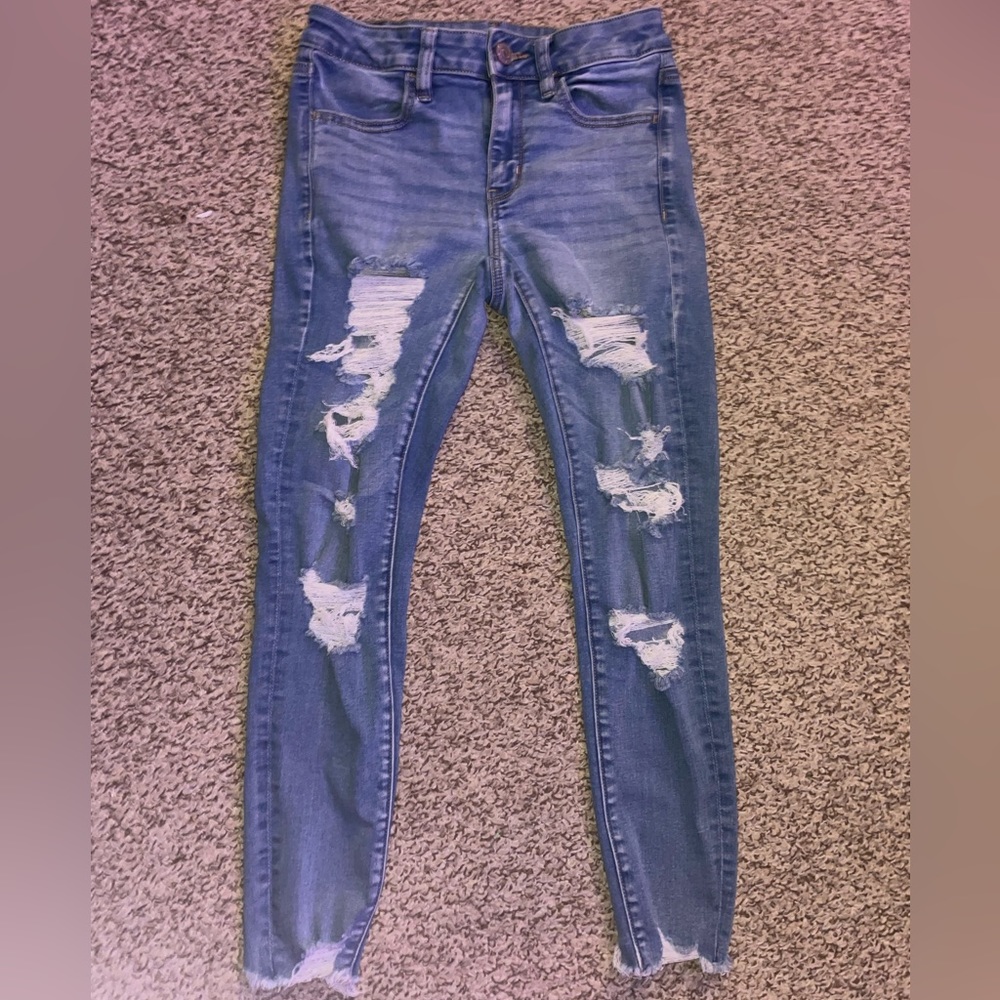 Hollister Ripped Stretchy Jeans